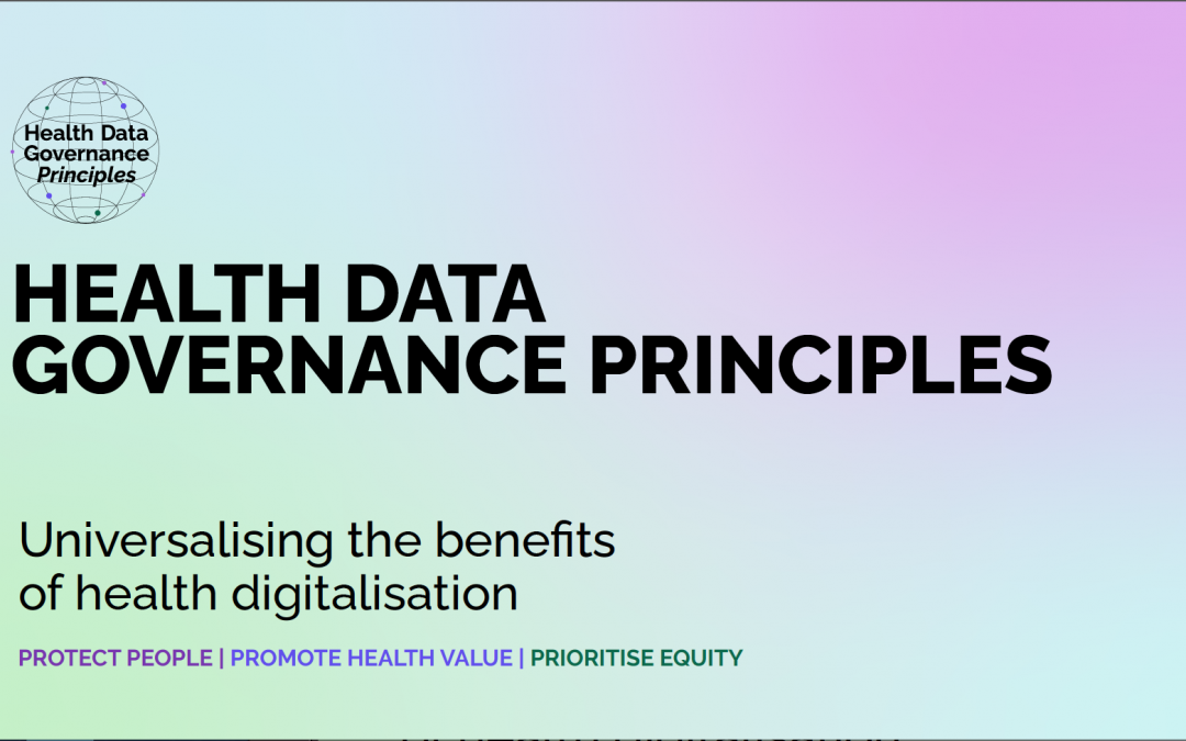 8 Principles for successful Health Data Governance
